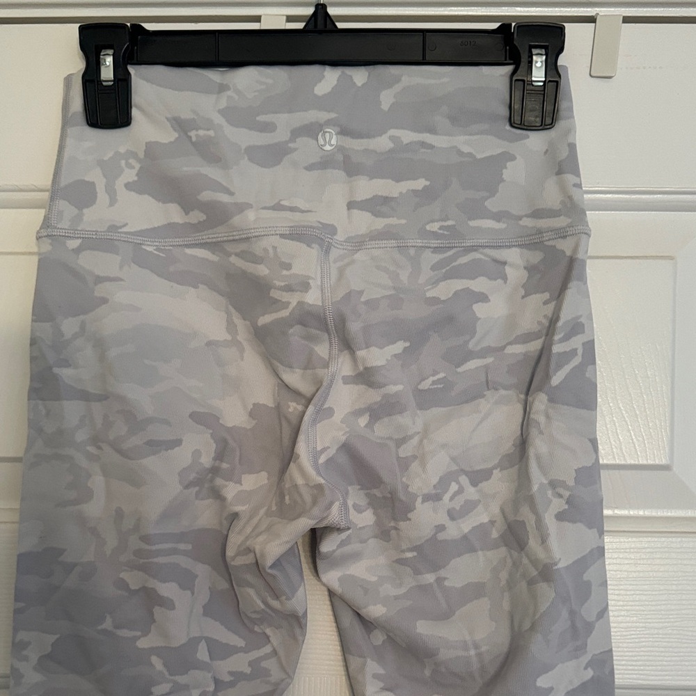 Lululemon Gray Camo Leggings